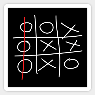 Tic Tac Toe Sticker